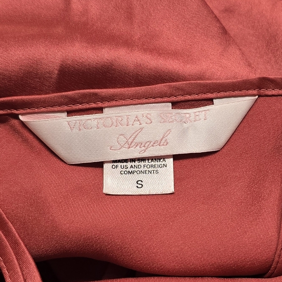 Vintage Victoria's Secret Angels Slip Dress with Peach Lace Detail Chemise - Picture 6 of 6